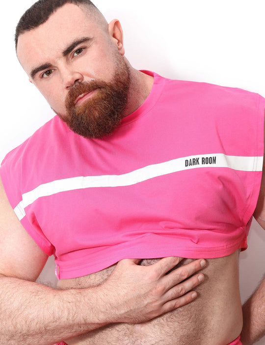 Burly Crop Top - Fuchsia