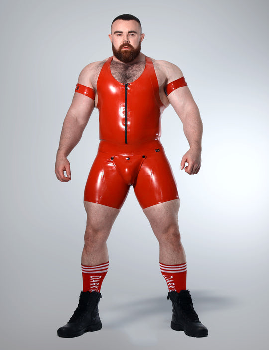 ASS OUT! Red Latex Look