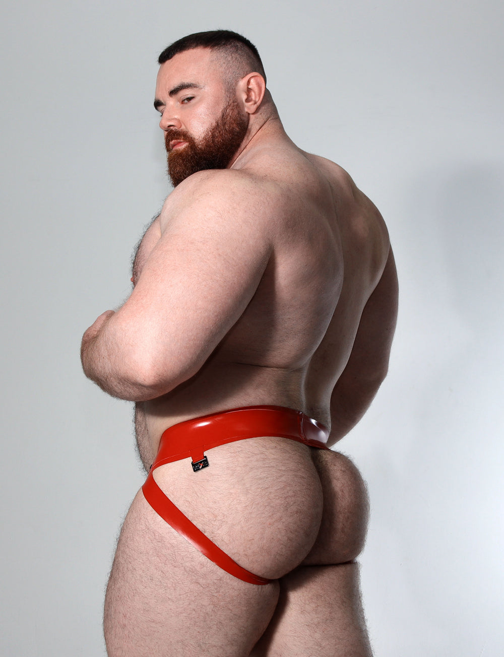 Red Industrial Jockstrap