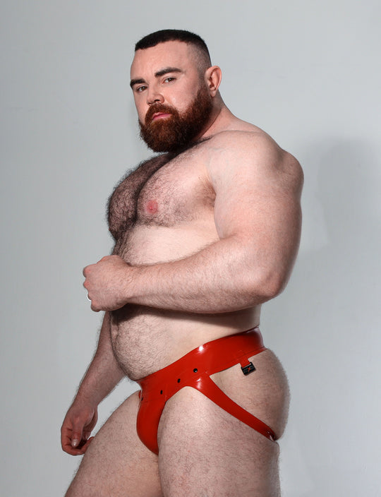 Red Industrial Jockstrap