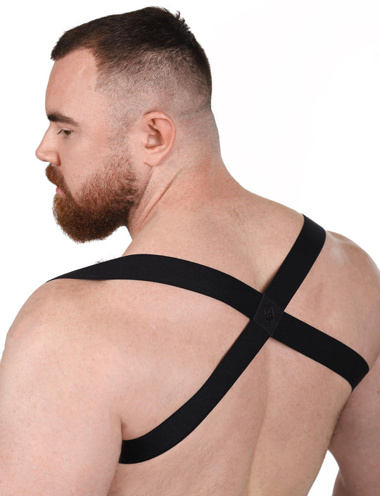 Black Elastic Shoulder Harness